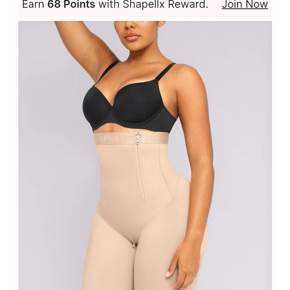 Women's Black and Tan Shapewear